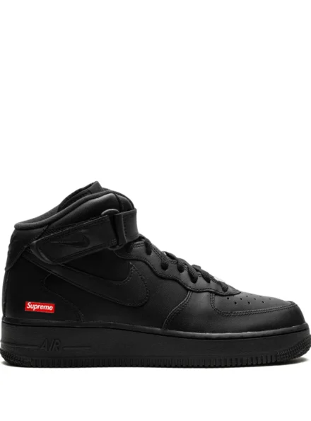 Nike x Supreme Air Force 1 Mid "Mini Box Logo - Black"
