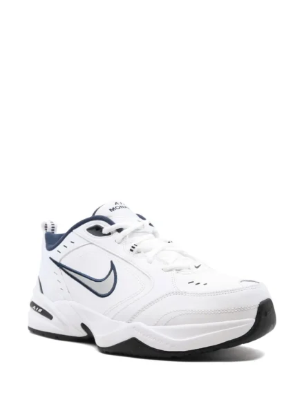 Nike Air Monarch IV (4E) "White/Metallic Silver"